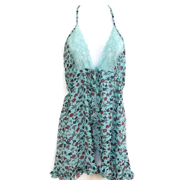 Gioia Lingerie Other - Gioia Lingerie Egypt Babydoll Lace Ruffled Hem L
